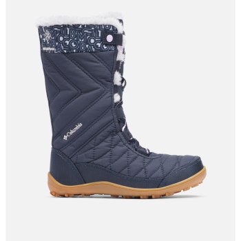 Dívčí Kozačky Columbia Minx Mid III Print Waterproof Omni-Heat Blankyt KUOPZC932